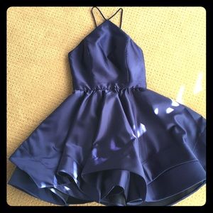 Brand new navy blue halter dress